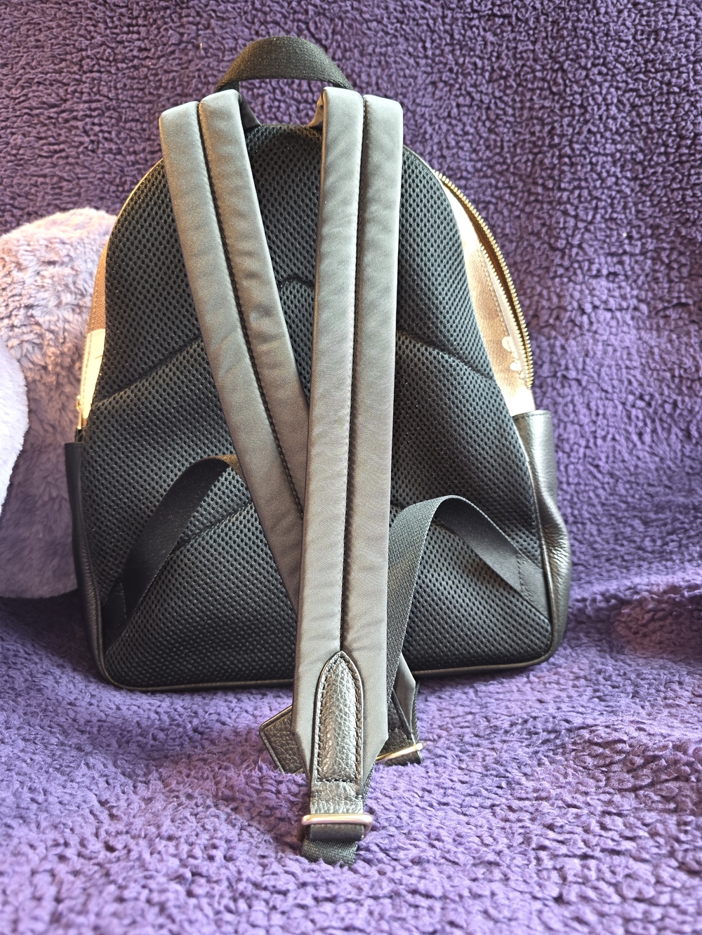 Coach Daisy Print Backpack — Brown/Black/White - Picture 4 of 8
